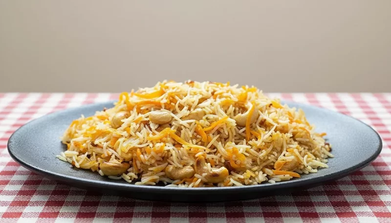 Carrot Cashew Rice Recipe for any occasion Easy Vegan Recipes