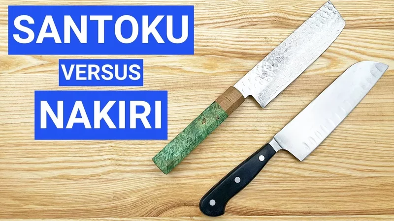 Nakiri vs. Santoku Knives: Key Differences & How to Choose