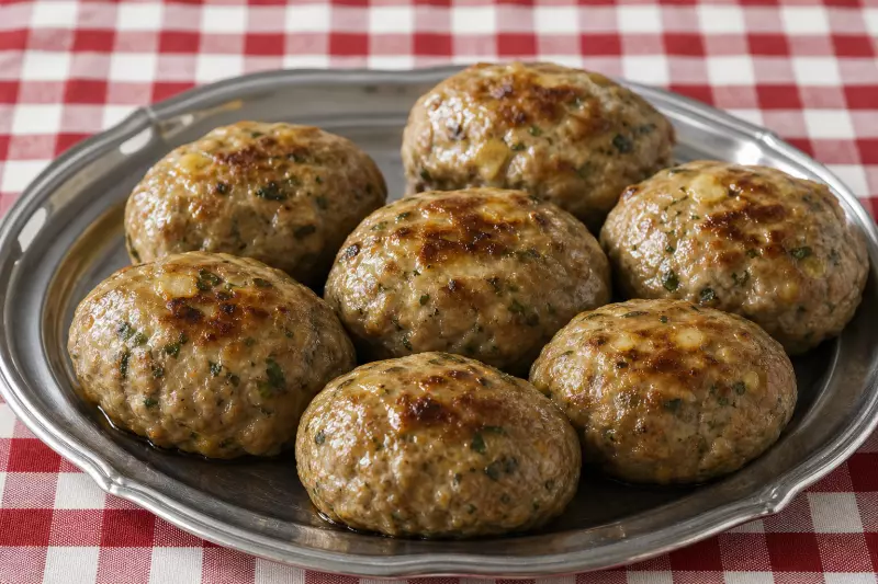Крепинет: плоская мясная колбаска