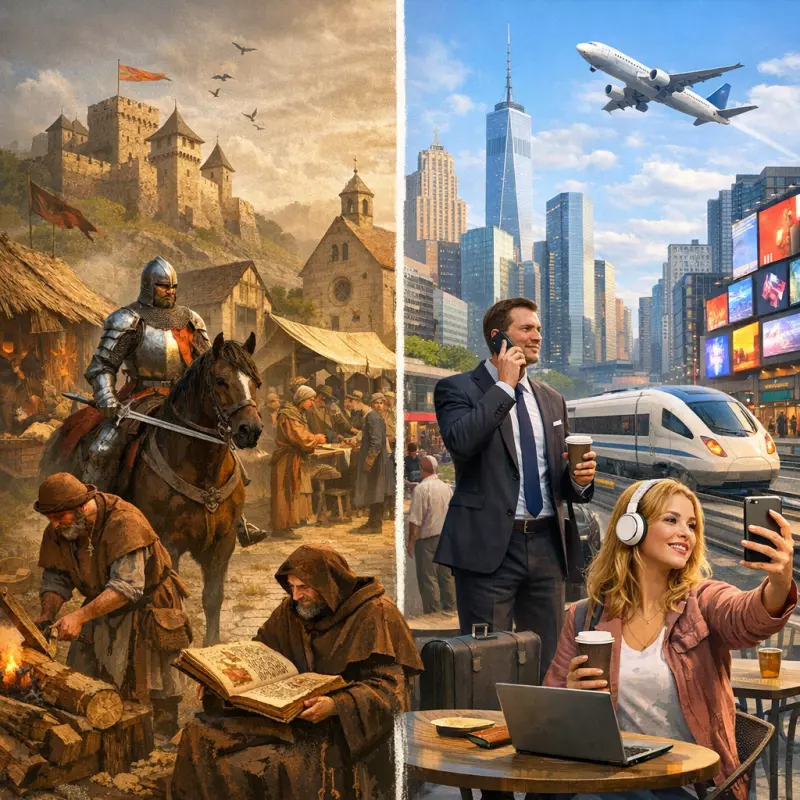 Сравнение средневековья и современного мира