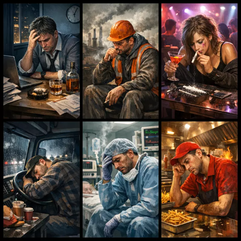 Профессии, которые ускоренно разрушают вашу жизнь