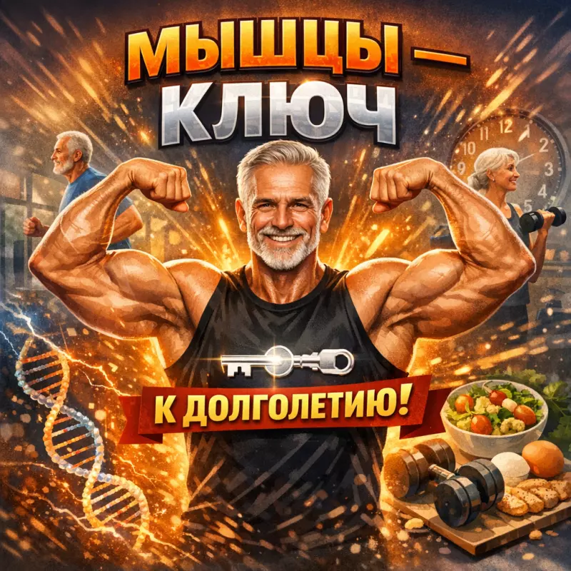 Доктор Габриэль Лайон: мышцы — ключ к долголетию (а не сжигание жира)