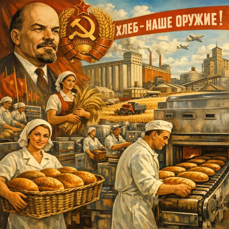Хлебное дело в СССР: от государственных пекарен до семейного стола