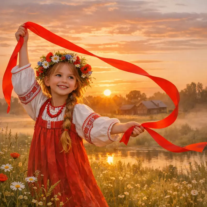 «Зорька вытянет ленточку алую...»