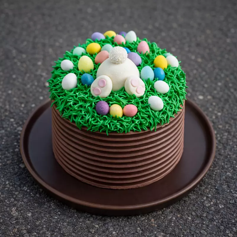 Шоколадный торт с кроличьей попкой