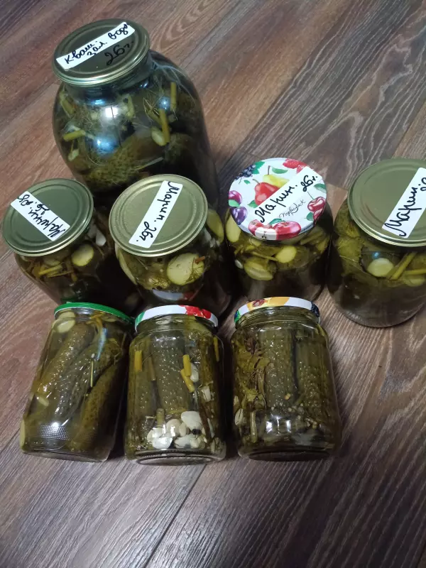 Огурцы консервированные «Огурчики по бабушкиному рецепту»