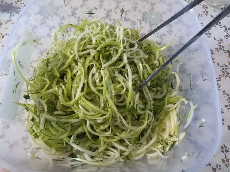 Кабачки маринованные мгновенного поедания