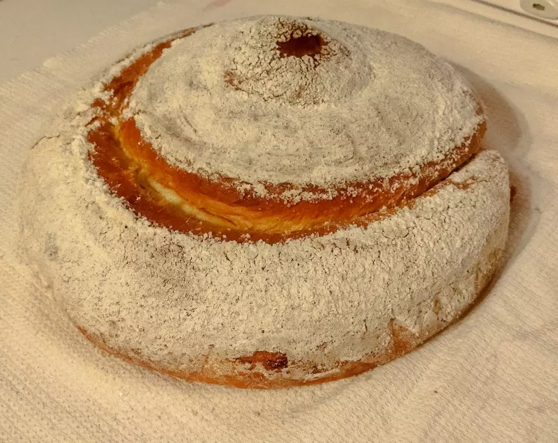 Хаули - дрожжевой сдобный пирог-улитка