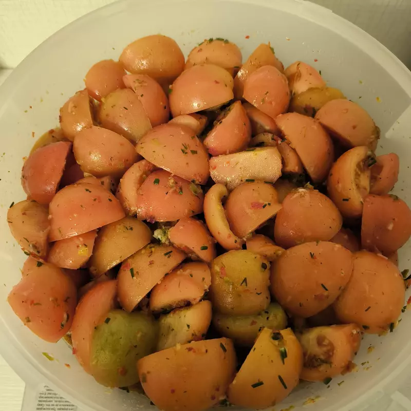 Зеленые помидоры (резанные)