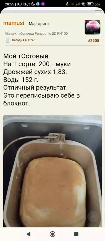 Мини-хлебопечка Panasonic SD PN100