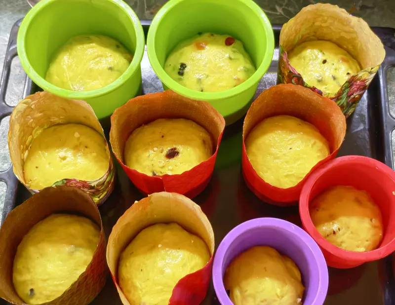 Пасхальный кулич с куркумой