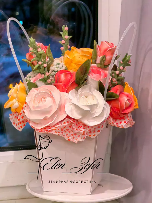 Зефирные букеты и композиции