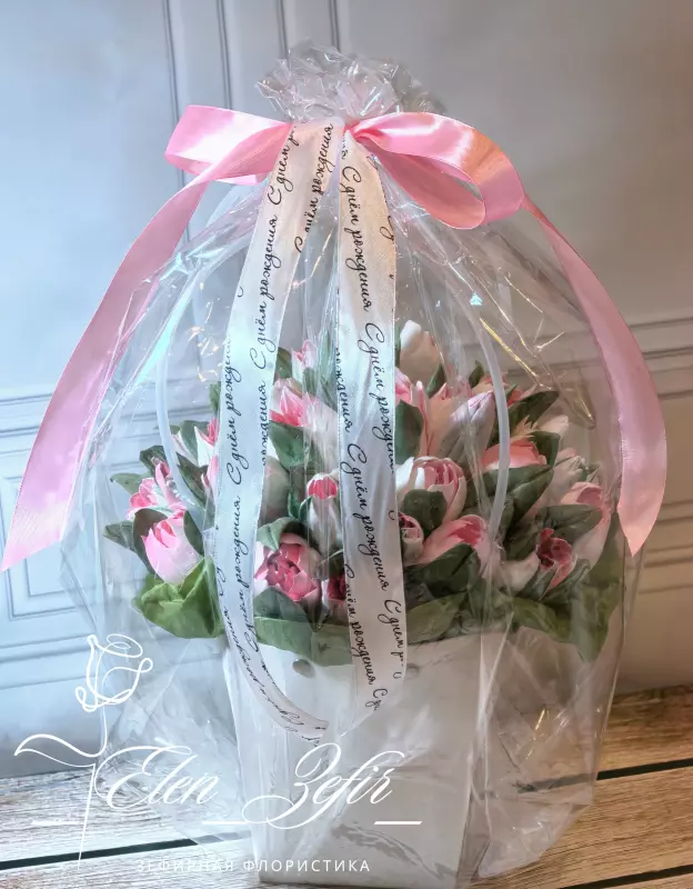Зефирные букеты и композиции