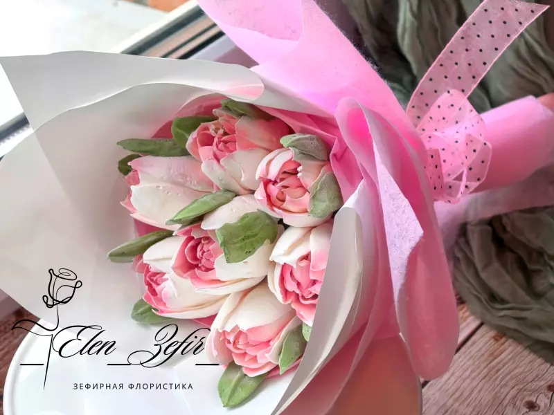 Зефирные букеты и композиции