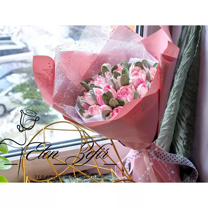 Зефирные букеты и композиции