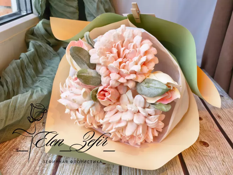 Зефирные букеты и композиции