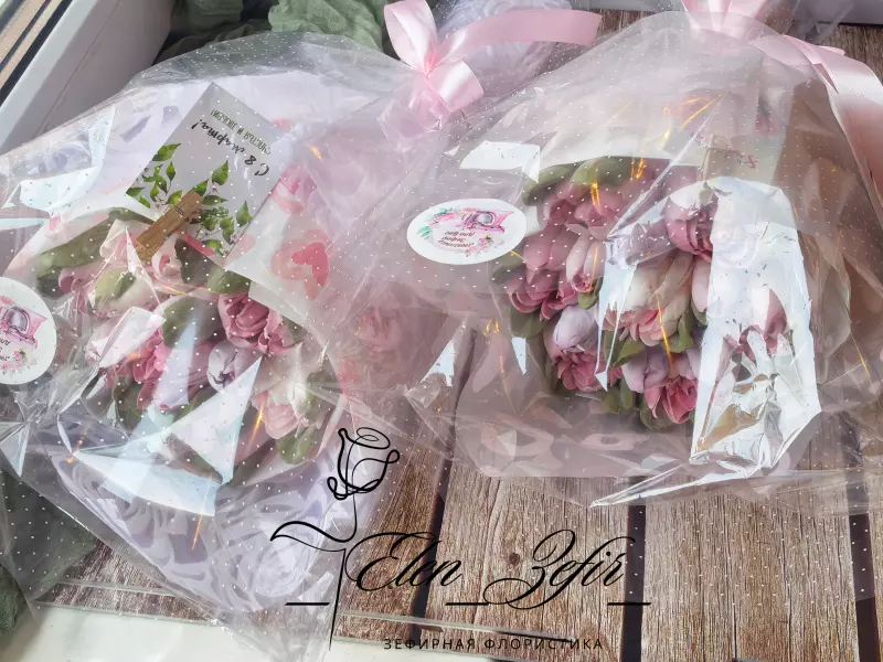 Зефирные букеты и композиции