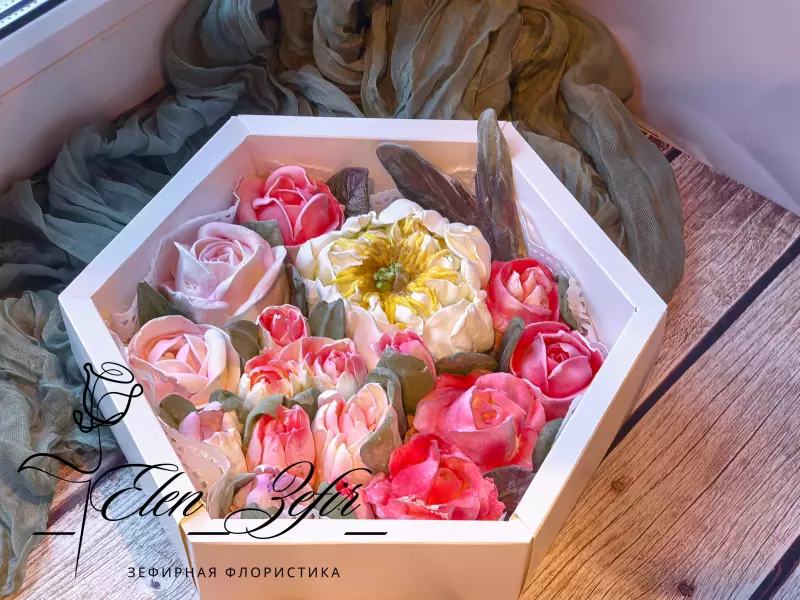 Зефирные букеты и композиции