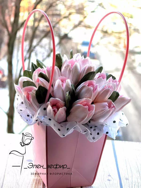 Зефирные букеты и композиции