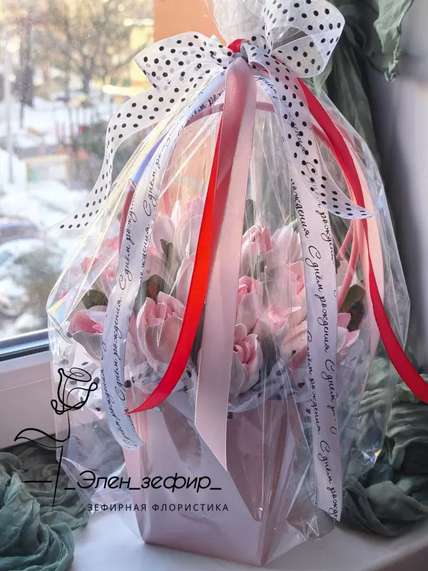 Зефирные букеты и композиции