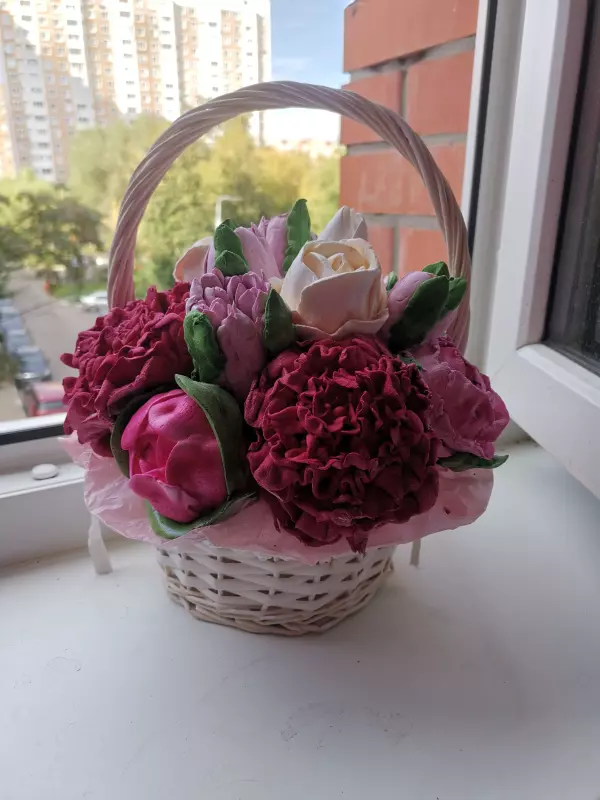 Зефирные букеты и композиции