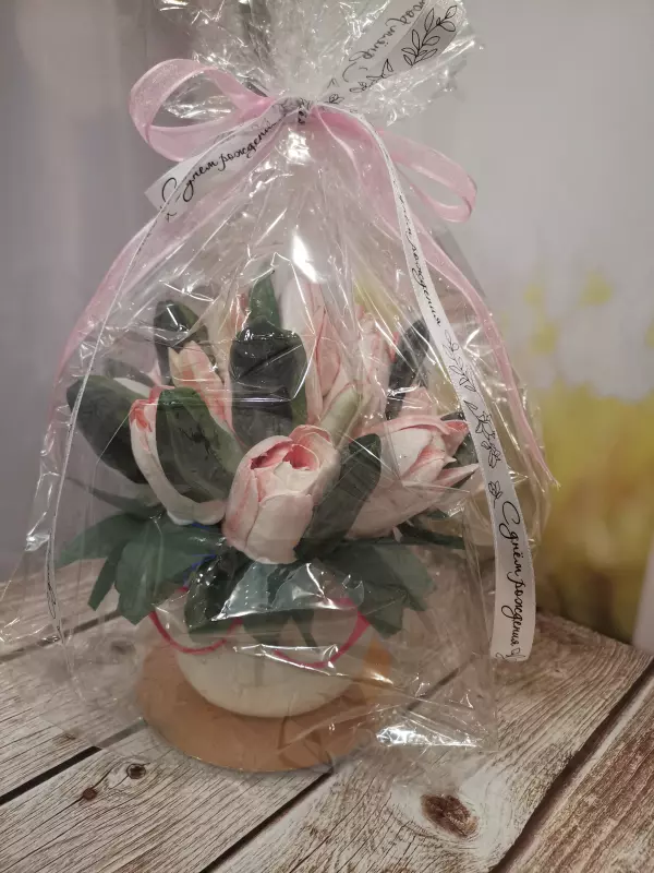 Зефирные букеты и композиции