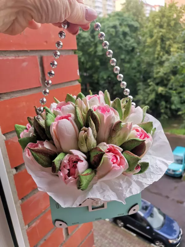 Зефирные букеты и композиции