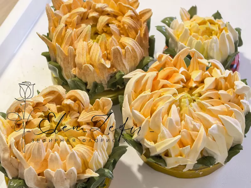Зефирные букеты и композиции