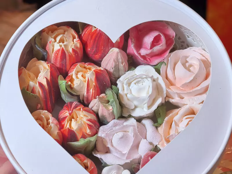 Зефирные букеты и композиции