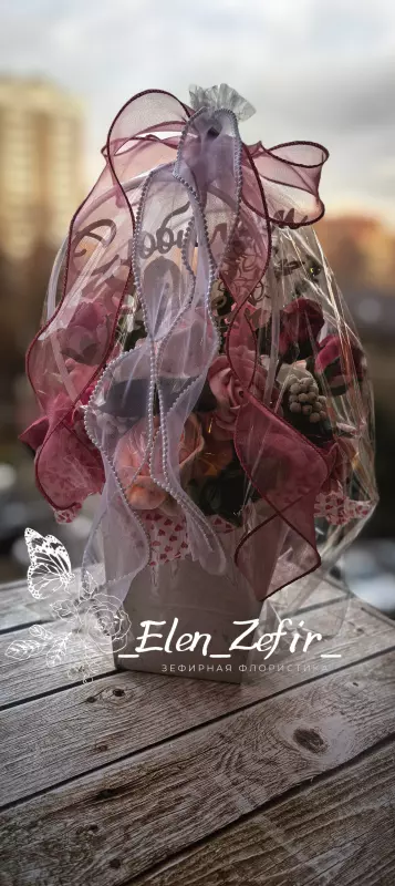 Зефирные букеты и композиции