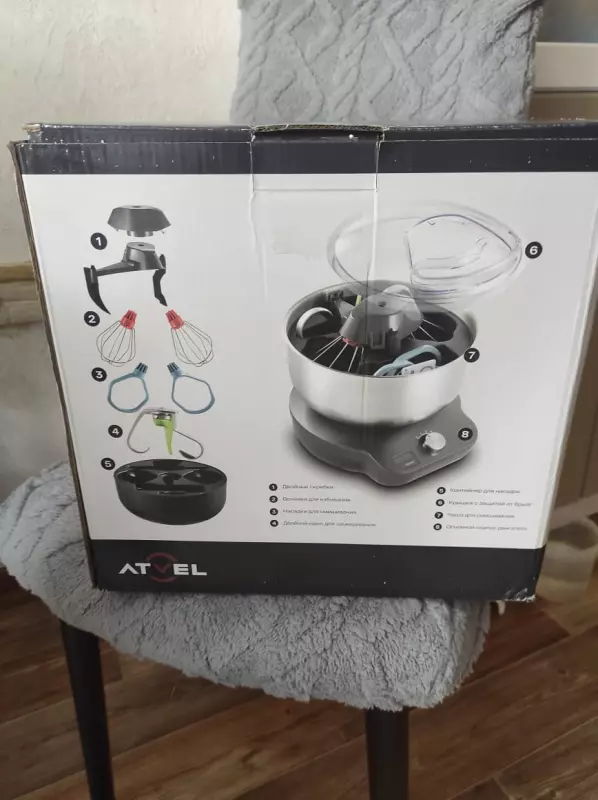 Продам: Планетарный миксер кухонный электрический ATVEL PowerMix 400521, 6 скоростей, 4л