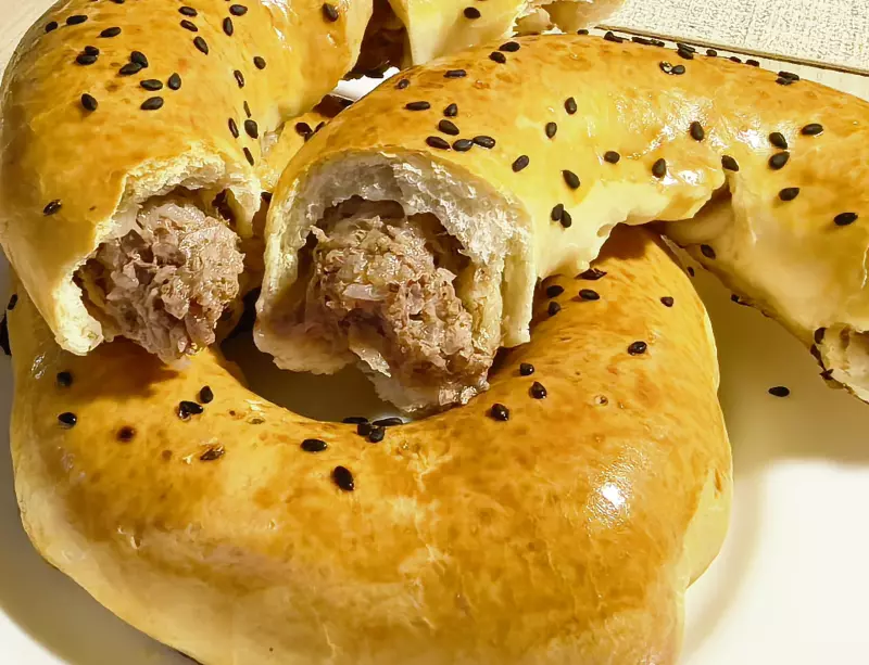 Бублики с мясом