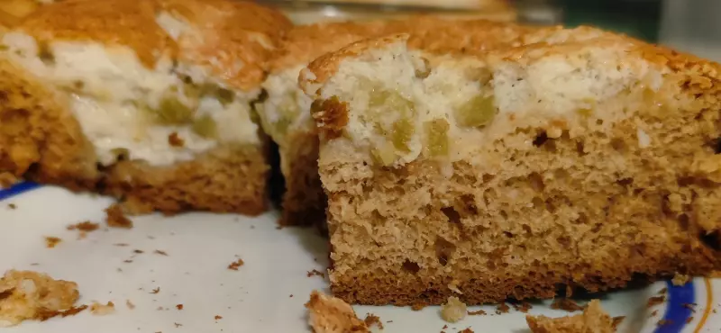 Пирог с ревенем (рабарбаром) "Латвийский" (пошагово)