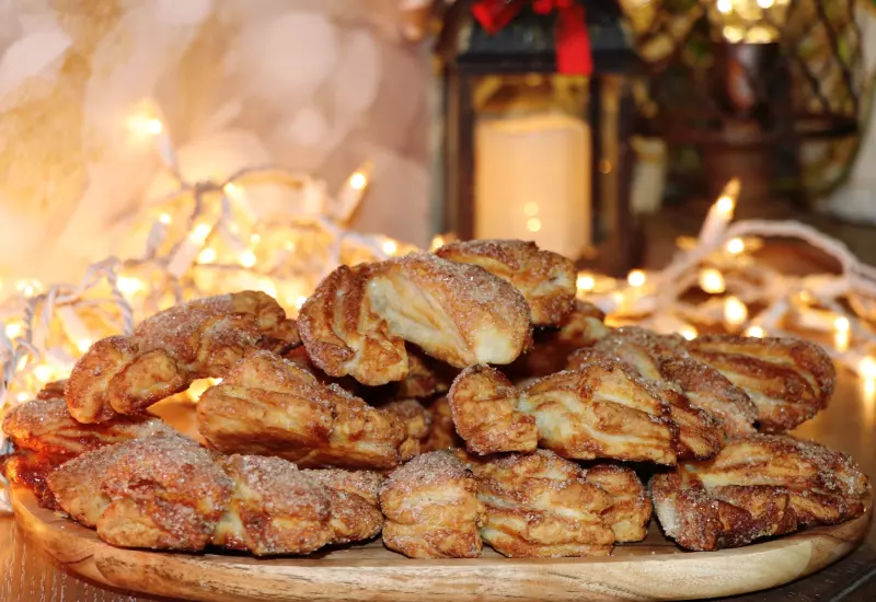 Печенье творожное  "Гусиные лапки"