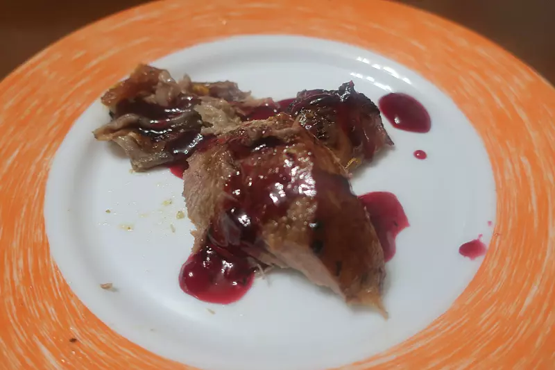 Индюшка. Маринованная голень в духовке