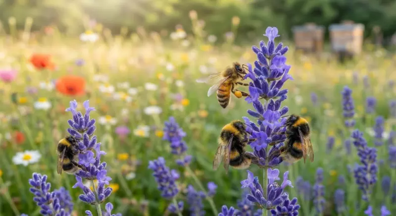 Пчелиный «инстинкт толпы»: как насекомые выбирают цветы