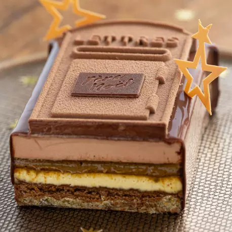 Изумительные Буш де Ноэль к Рождеству от парижских кондитеров