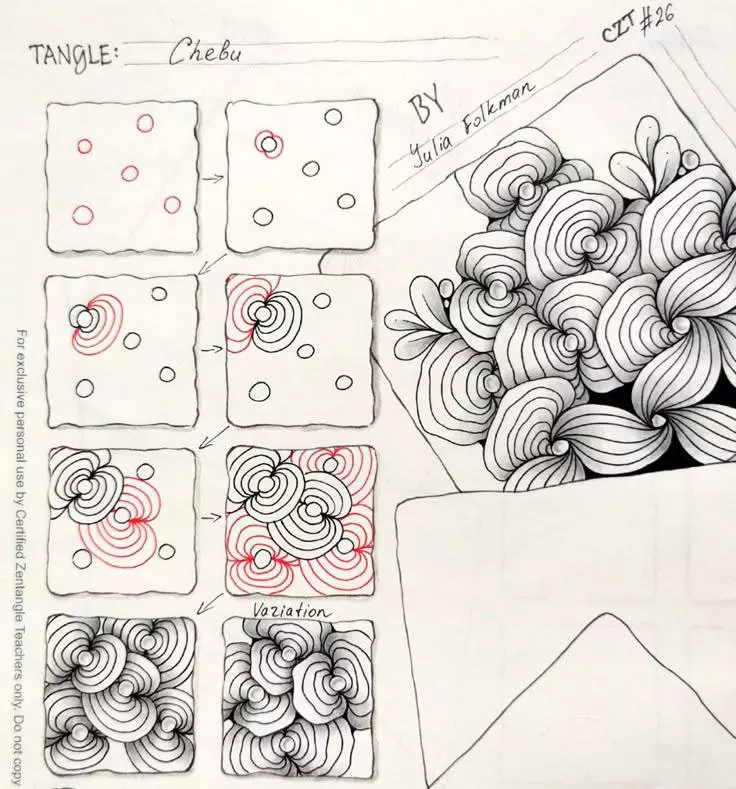 Зентангл — медитация кончиком пера