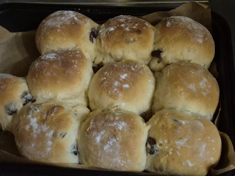 Воздушные дрожжевые булочки