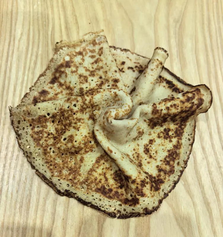 Святочные овсяные блинчики