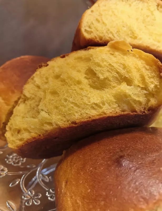 Булочки мандариновые с вареньем