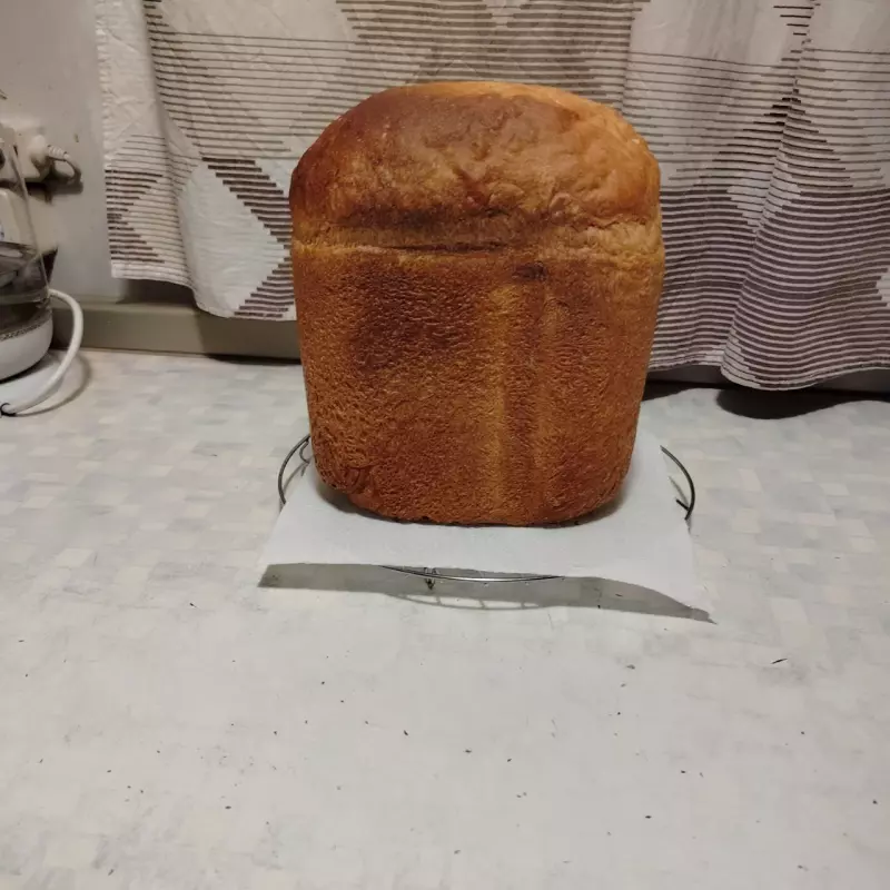 Пшеничный хлеб с картофельными хлопьями (хлебопечка)