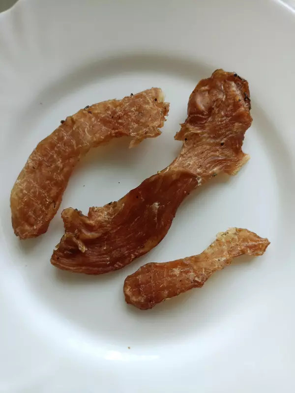 Чипсы из вяленой куриной грудки