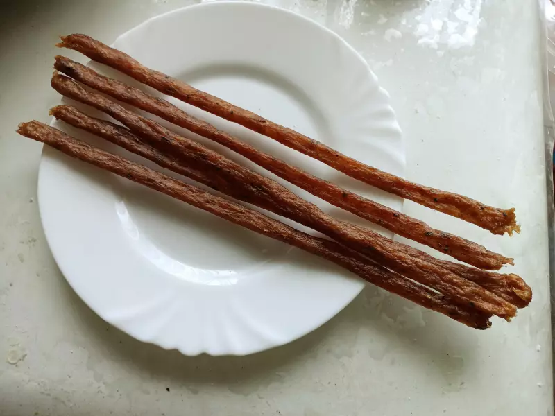 Чипсы из вяленой куриной грудки
