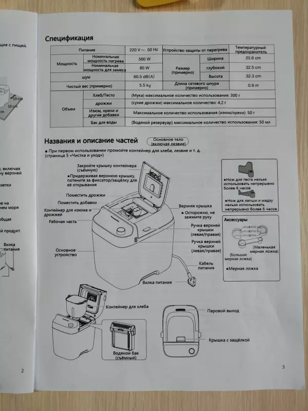 Хлебопечка Panasonic SD-SSM100 с паровым выпеканием