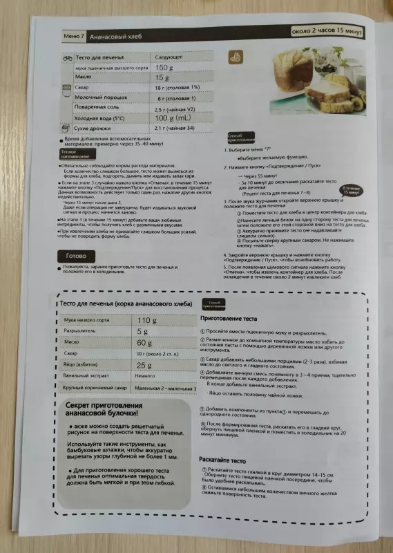 Хлебопечка Panasonic SD-SSM100 с паровым выпеканием