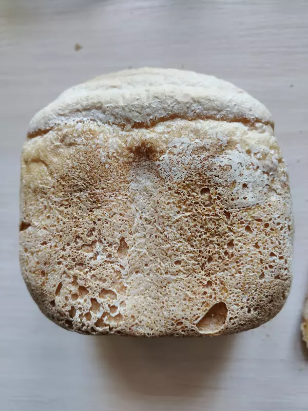 Постный манный хлеб