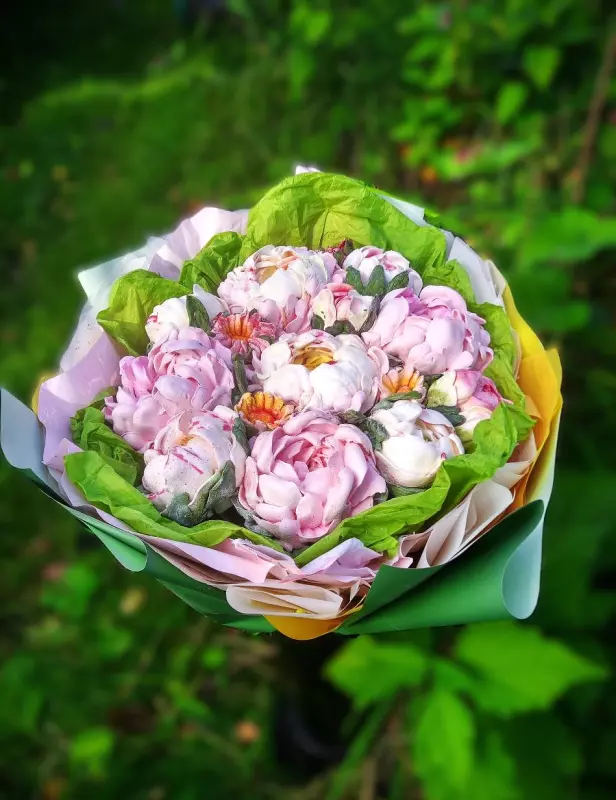 Зефирные букеты и композиции