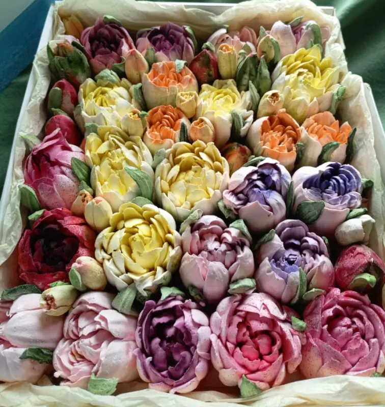 Зефирные букеты и композиции