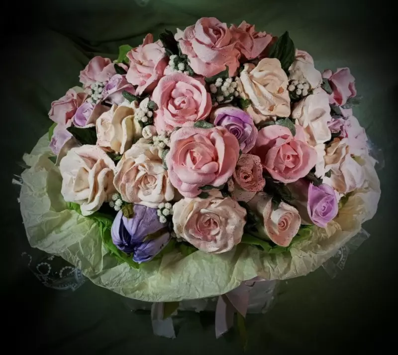 Зефирные букеты и композиции